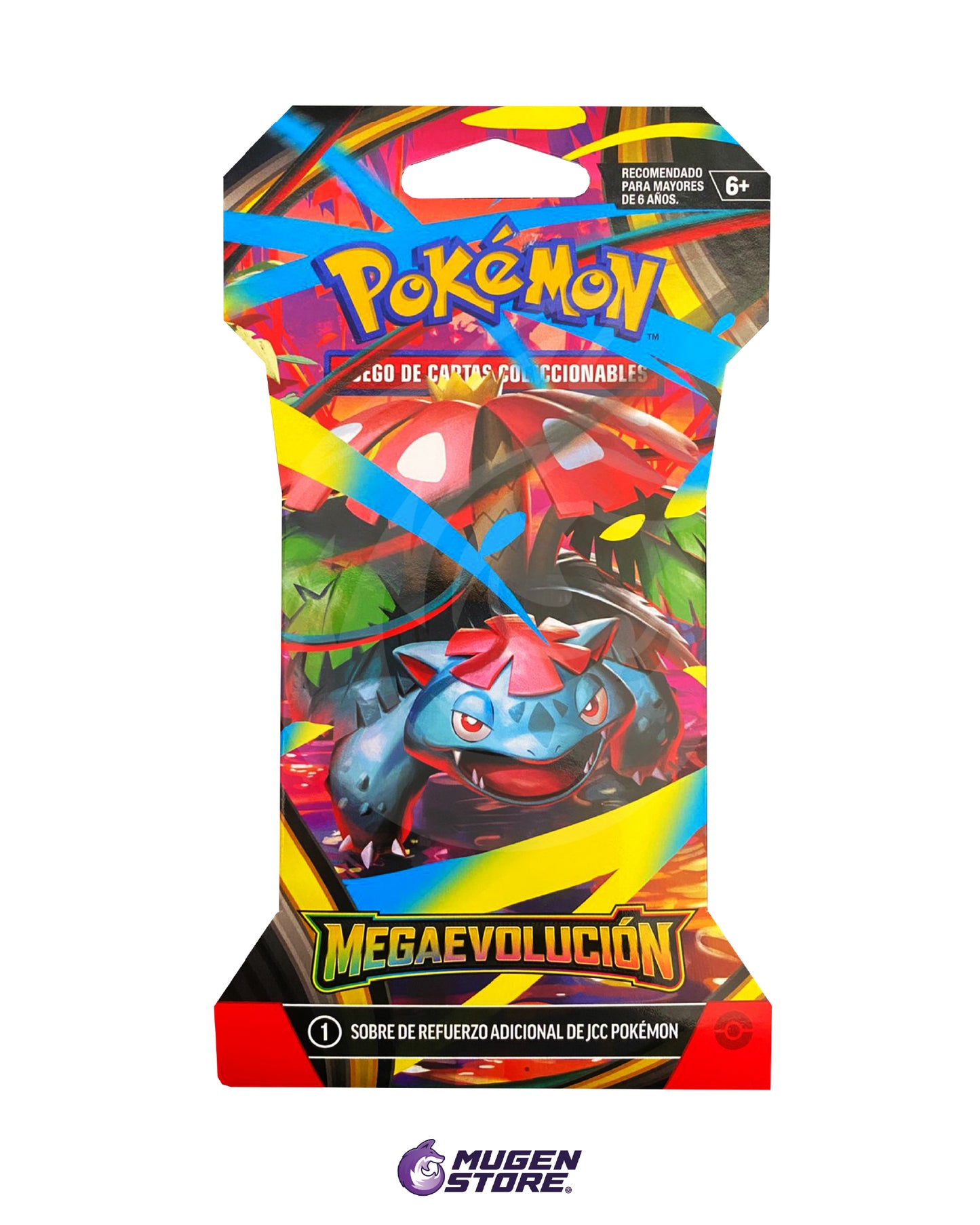 🌿🔥 Pokémon TCG: Mega Evolución – Sobre de Refuerzo | Español ⚡