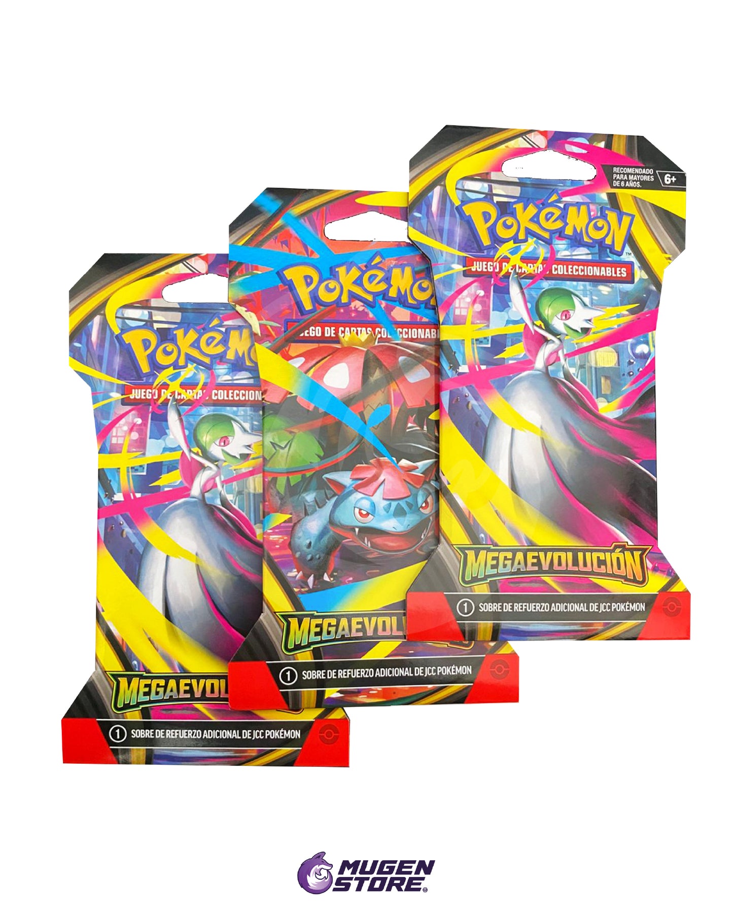 🌿🔥 Pokémon TCG: Mega Evolución – Sobre de Refuerzo | Español ⚡
