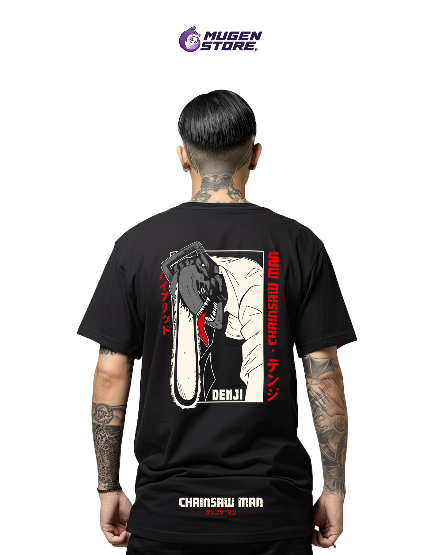 🪚 Camiseta “Hybrid Rage” – Chainsaw Man Edition
