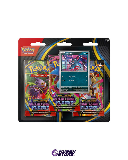 🃏 Triple Pack Pokémon TCG – (Phantasmal Flames - Ingles)