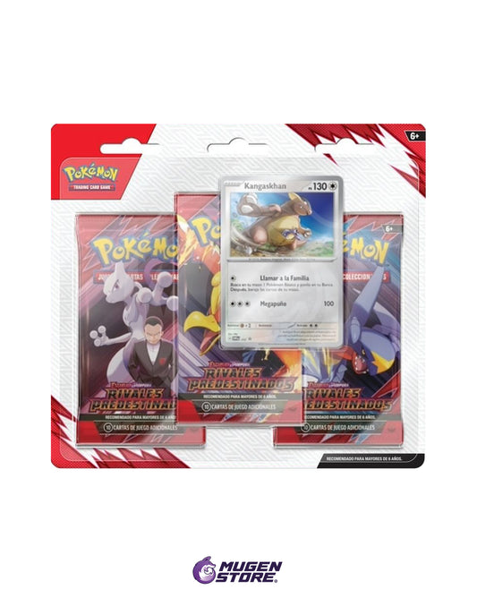 🃏 Triple Pack Pokémon TCG – (Rivales Predestinados- Español)