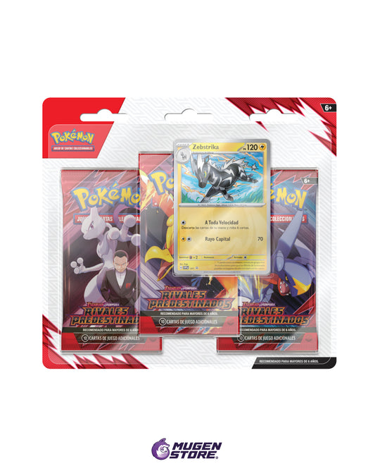 🃏 Triple Pack Pokémon TCG – (Rivales Predestinados- Español)