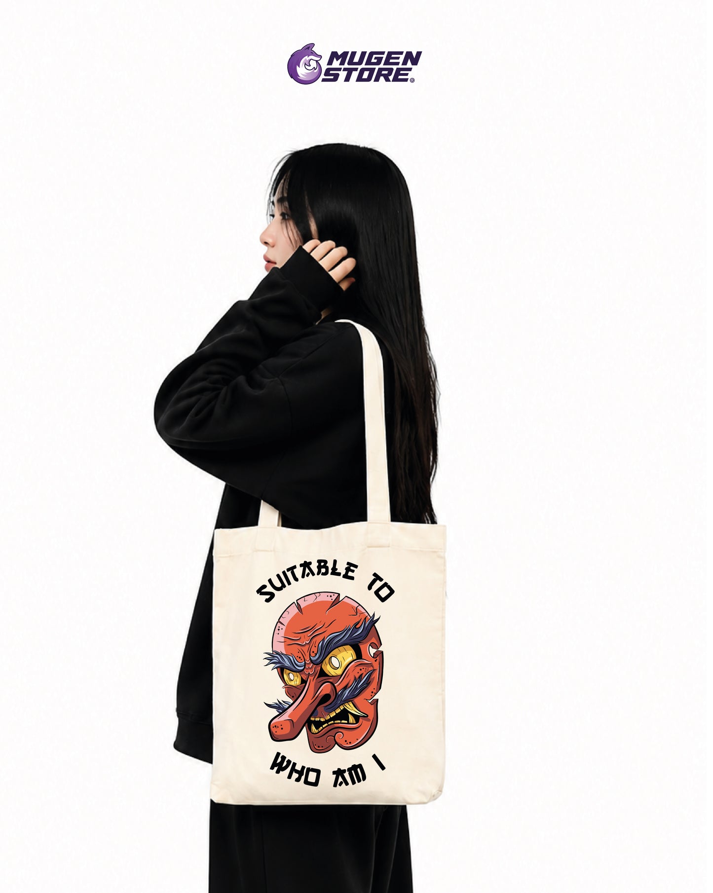 👺 Tote Bag Suitable to Who Am I – Tengu Edition