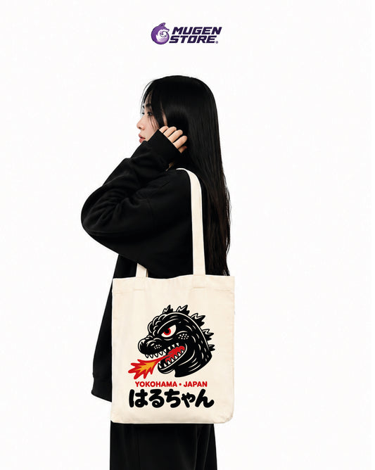 🦖 Tote Bag Haru-Chan Kaiju – Japan Edition