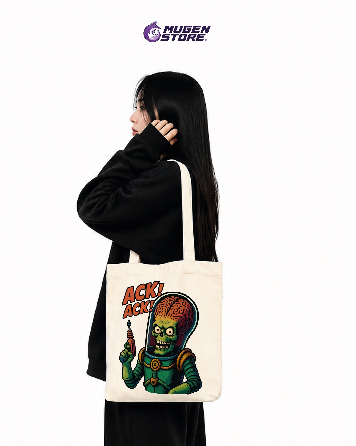👽 Tote Bag Ack! Ack! – Mars Attacks! Edition