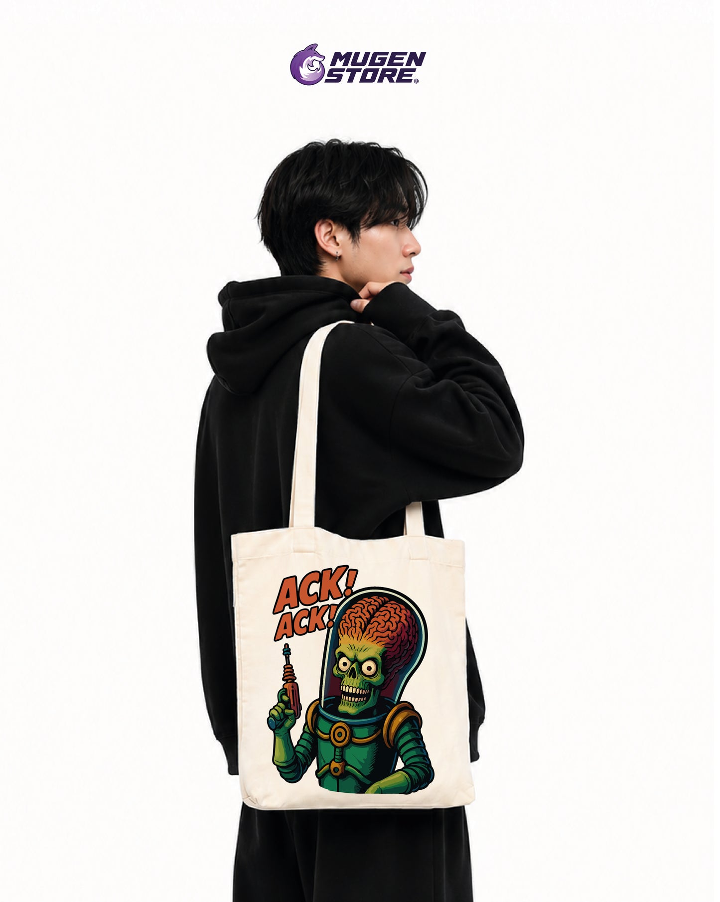 👽 Tote Bag Ack! Ack! – Mars Attacks! Edition