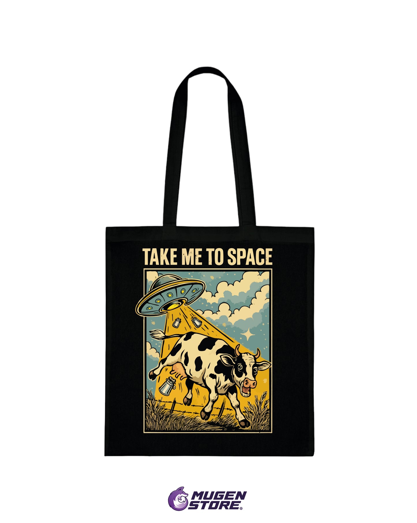 👽 Tote Bag Take Me to Space – Cosmic Edition