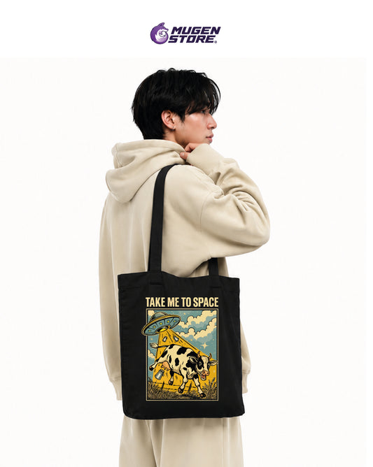 👽 Tote Bag Take Me to Space – Cosmic Edition