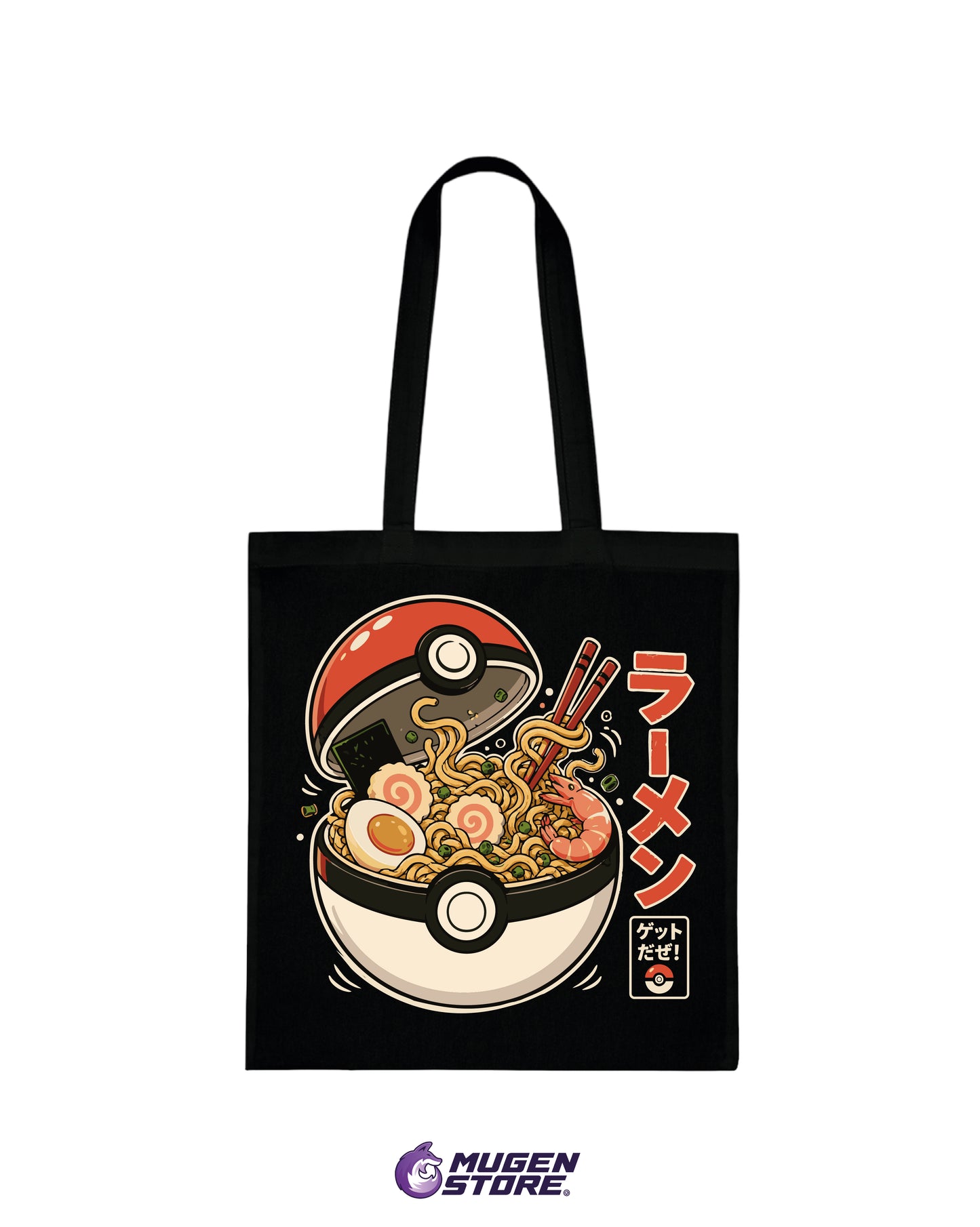 🍜 Tote Bag Ramen Catch – Pokémon Edition