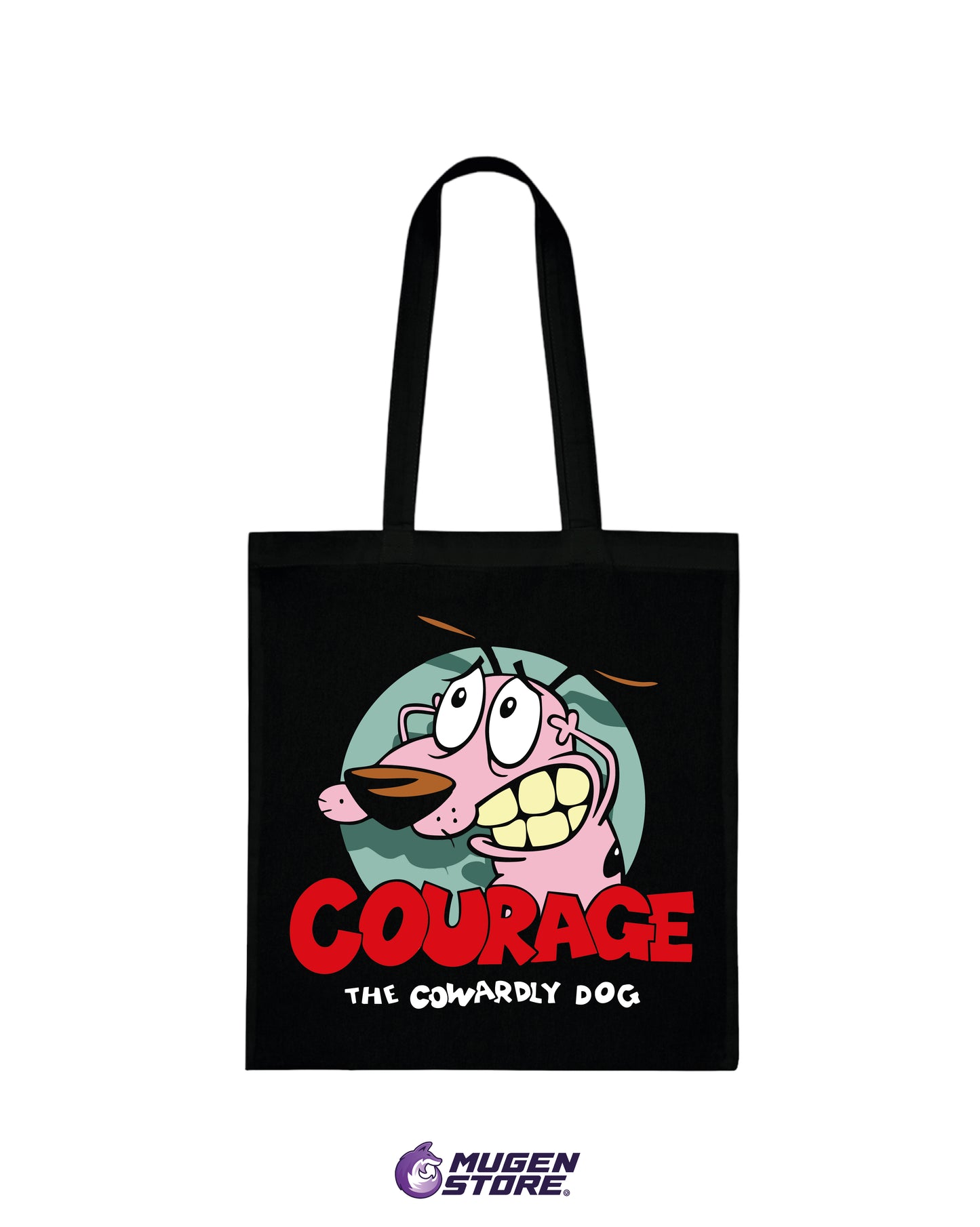🐶 Tote Bag Courage – The Cowardly Dog Edition
