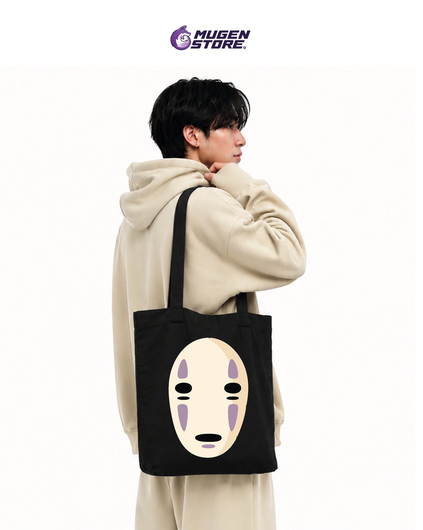 🎭 Tote Bag No-Face – Spirited Away Edition